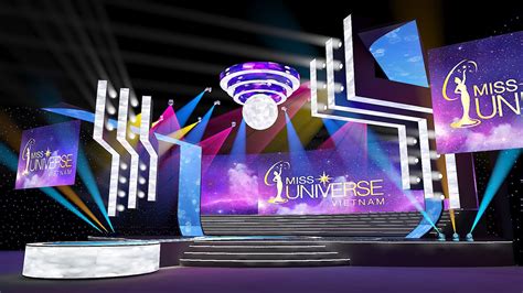 3D DESIGN STAGE MISS UNIVERSE VIETNAM on Behance | 3d design, Design, Universe