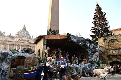 Vatican Nativity Scene Pays Tribute to the Plight of Refugees