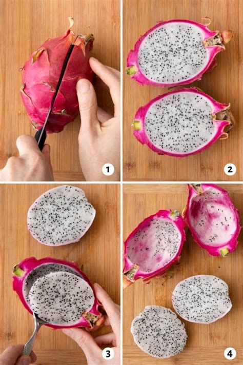 How to Cut Dragon Fruit - Feel Good Foodie