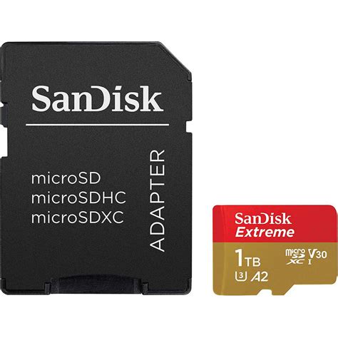 SanDisk Extreme MicroSDXC 1TB Clase 10 U3 V30 A2 + Adaptador SD | PcComponentes.com