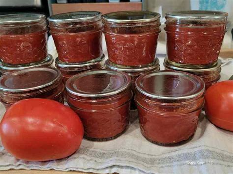 Canning Homemade Tomato Paste Recipe - Eat Travel Life