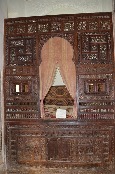 Sfax, Dar Jellouli, carved wooden furniture (5) | Richard Mortel | Flickr