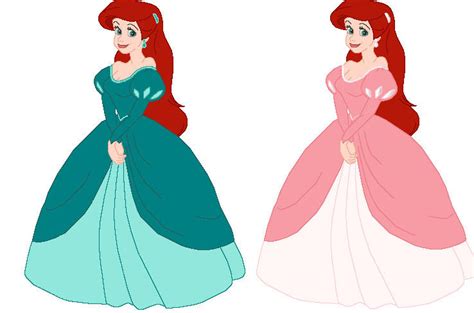 Ariel's New Dress by xJadeRainx on DeviantArt