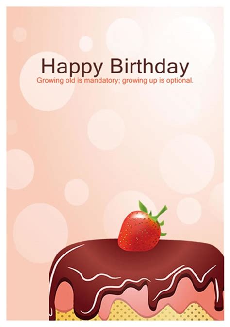 21 free 41 free birthday card templates word excel formats - 40 free birthday card templates ...