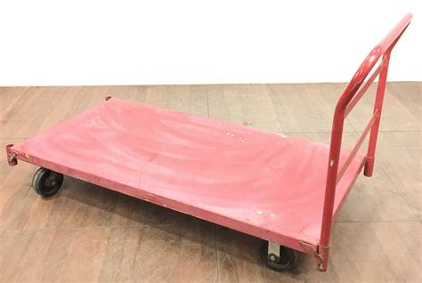 Lot - Heavy Duty Steel Utility Cart On Casters