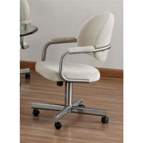 Elegant and Comfortable Swivel Tilt Caster Dinette Chair