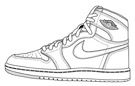 Basketball Shoes Coloring Pages - GetColoringPages.com