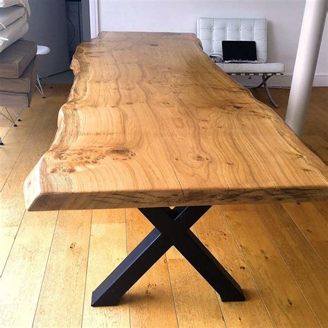 Handmade Live Edge Slab Table Top | Wood slab dining table, Slab dining ...