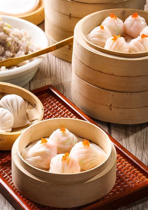 Chinese Breakfast Dumplings With Crystal Shrimp Background, Chinese Breakfast, Crystal Shrimp ...