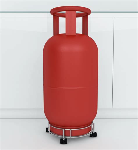 Stainless Steel Easy Movable LPG Gas Cylinder Trolley GERMA