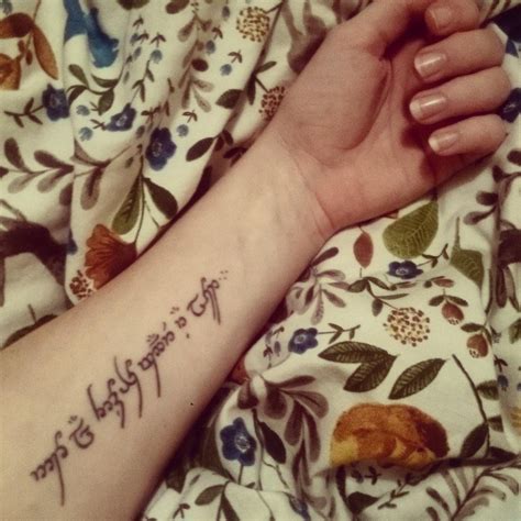 Pin by Penny Baggins on Tolkien Tattoos | Tolkien tattoo, Tattoo quotes, Tattoos