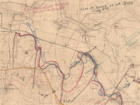 Belleau Wood Front Line Progression Battle Map – Battle Archives