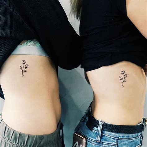 Friendship Flower Tattoos