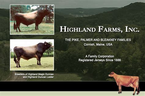 Welcome to Highland Farms, Inc.