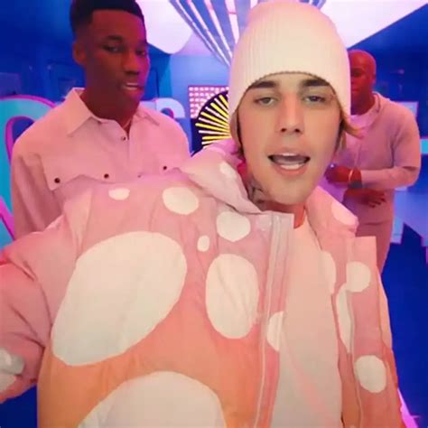 Justin Bieber Peaches 2021 Satin Puffer Jacket | JM