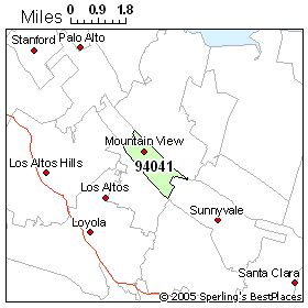 Zip 94041 (Mountain View, CA) Rankings