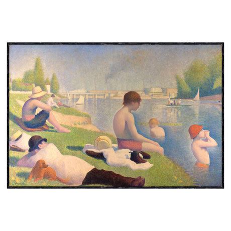 Georges Seurat // Bathers at Asnieres, 1884 - Art Classics - Touch of Modern