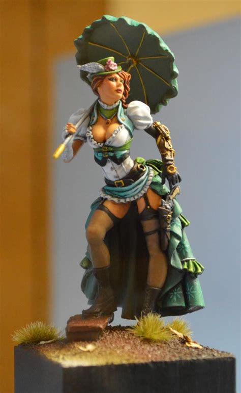 Steampunk Female at Adepticon 2014 - Crystal Brush