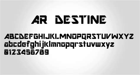 Ar Destine Font Free Download