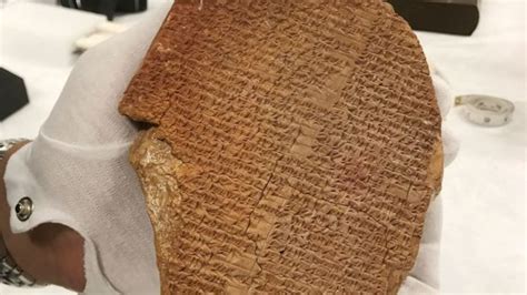 The epic adventures of the Gilgamesh Dream tablet - BBC News