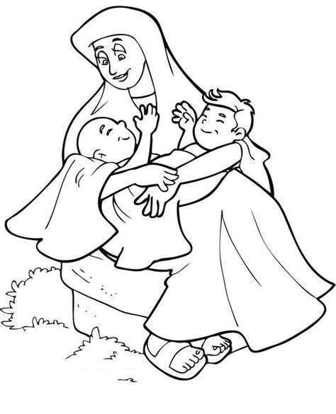 Jacob and Esau Coloring Pages - Best Coloring Pages For Kids | Sunday ...