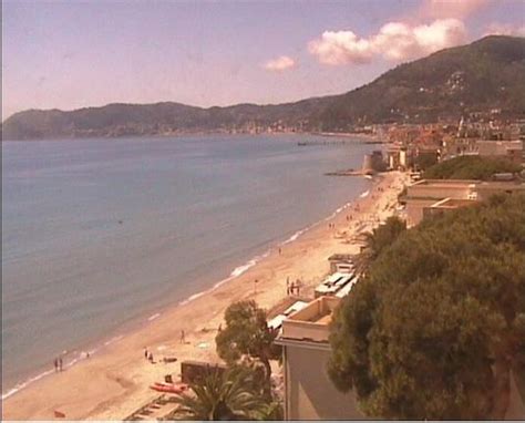 Alassio Live Beach Holiday Weather Webcam, Italy