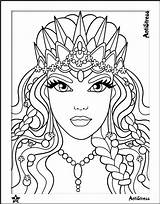 Coloring Pages For Adults Women At GetColoringscom  Free Printable sketch template