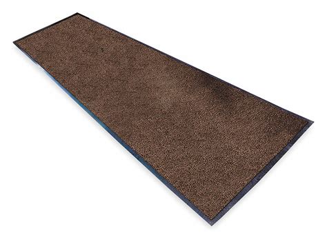 NOTRAX Indoor Entrance Runner, 10 ft L, 3 ft W, 3/8 in Thick, Rectangle, Brown - 6PY89 ...