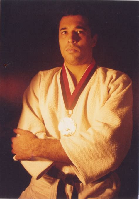 Royce Gracie wearing first UFC medal. Photo credit - Art Davie ...