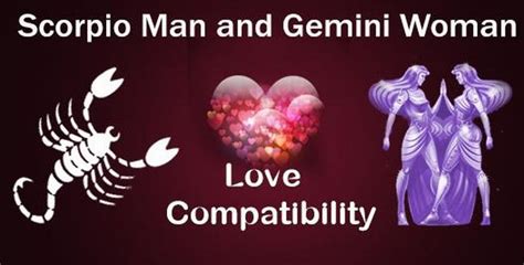 Scorpio Man and Gemini Woman Love Compatibility