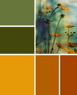 Warm Color Palette These colors come off as warm to me because they remind me of warm thin ...
