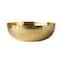 14" Gold Finish Round Hammered Metal Bowl | Michaels