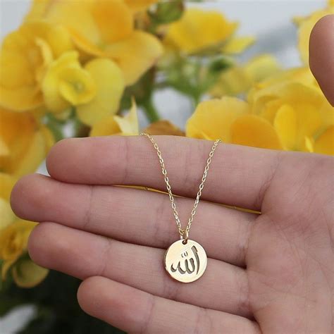 Allah Muhammad Pendant Chain Islamic Muslim Arabic Photo Book Gold Necklace we ship worldwide ...