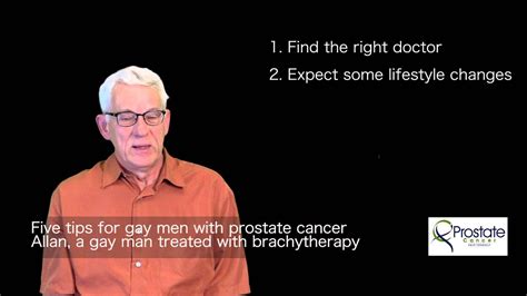 Five tips for gay men with prostate cancer - Allan - YouTube