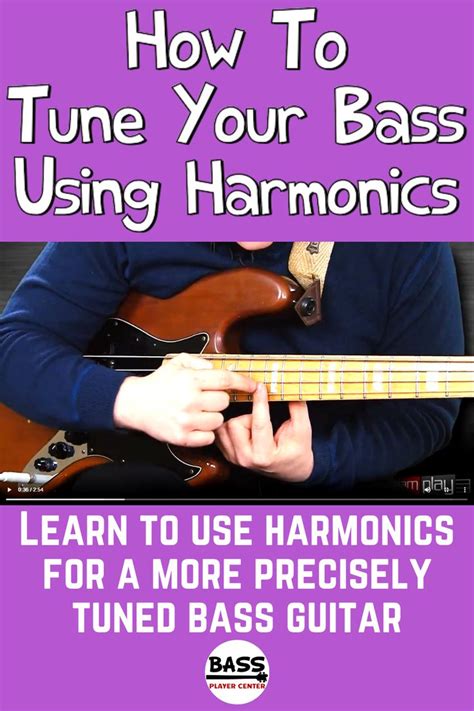 Tune Your Bass Guitar Using Harmonics | Bass guitar lessons, Learn guitar chords, Learn acoustic ...