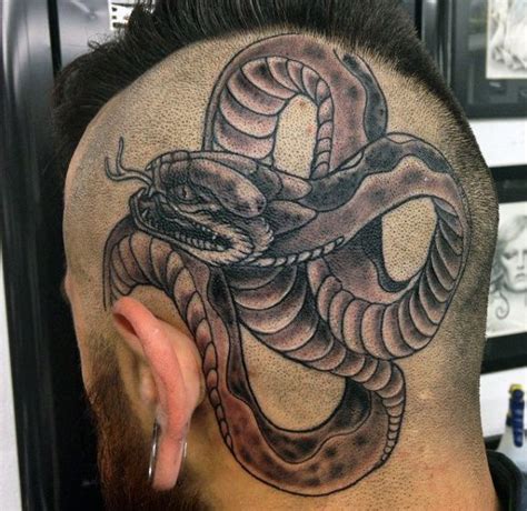 Viper Snake Tattoo Designs 70 snake tattoos for men - venomous bite of ... | Snake tattoo design ...