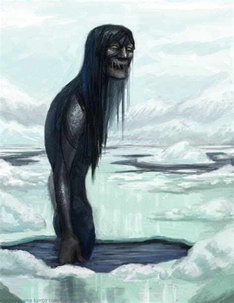 Qalupalik is an Inuit mythological creature. It is a human-like ...