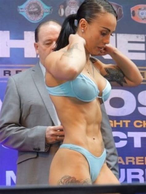 World champion boxer Cherneka Johnson had official 'admiring the bod ...