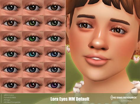 Lora Eyes Default by MSQSIMS Created for: The... - Emily CC Finds