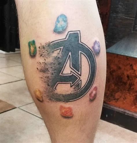 Simple Avengers Logo Tattoo / Tattoo Uploaded By Natethomastattooer ...