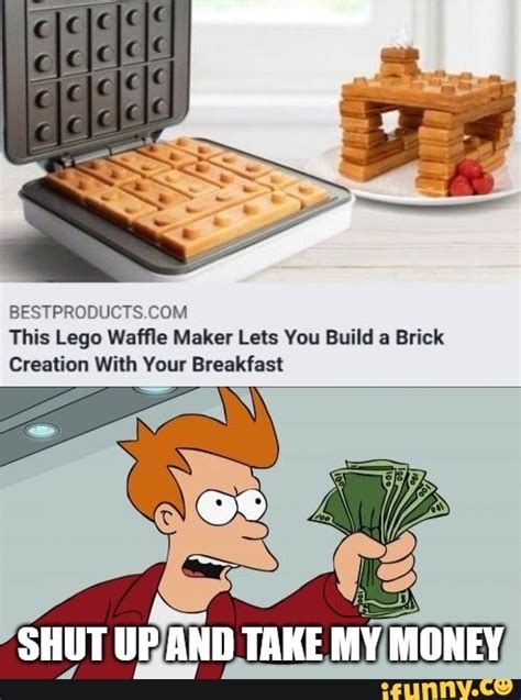 BESTPRODUCTS.COM This Lego Waffle Maker Lets You Build a Brick Creation ...