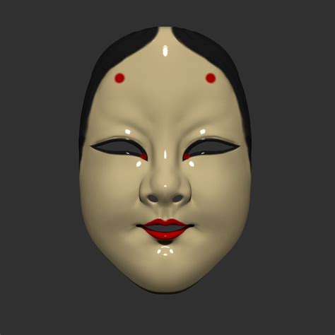 Japanese Mask The Deep World of Noh - Noh Mask | 3D Print Model | Japanese mask, Noh mask ...