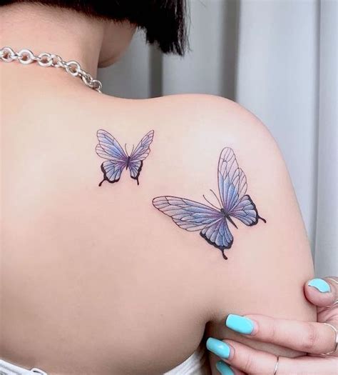 Butterfly Shoulder Tattoos