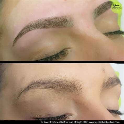 HD brows before and after Hd Brows, Mink Eyelash Extensions, Eyes Lips, Mink Eyelashes, Makeup ...