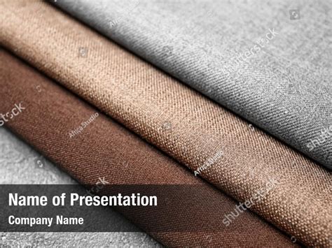 Fabrics for tailoring powerpoint background PowerPoint Template - Fabrics for tailoring ...