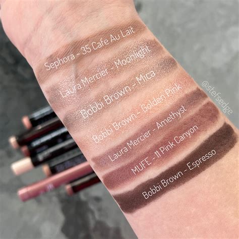 Bobbi Brown Mica and Espresso Swatches - Stef's Edge