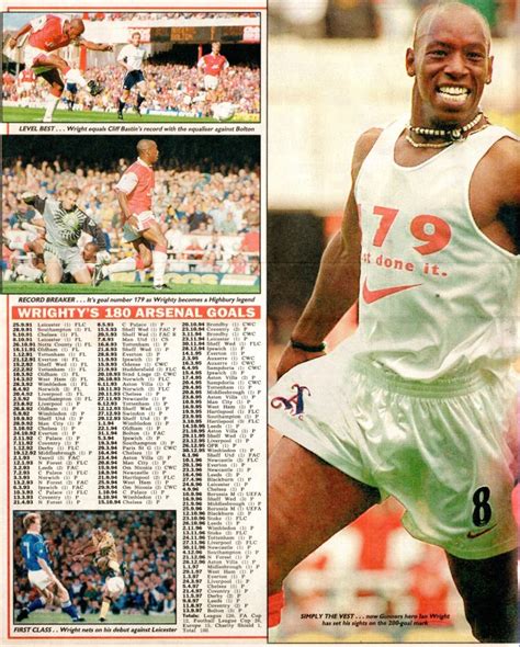 Arsenal History: Ian Wright Breaks Goalscoring Record, Sept 1997 ...