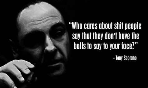 Words of wisdom from Tony Soprano | Sopranos quotes, Tony soprano ...