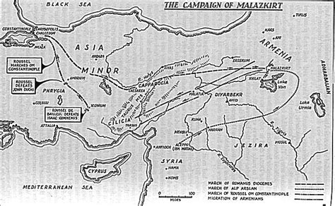 cf. Brittanica Online "Manzikert, Battle of" and embedded articles.