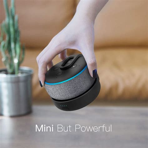 Echo Dot 3rd Gen Battery Base, Amazon Echo Dot Accessories, Alexa Echo Dot 3rd Generation Holder ...